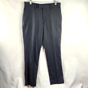Banana Republic Dress Pants Mens 30x30 Gray Slim Fit Stretch Flat Front Slacks